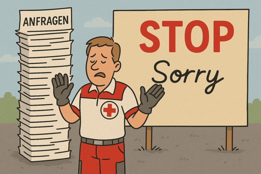 Anfragen Stop!